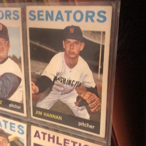 1960s Baseball Cards Red Sox Senators Colts Cardinals Indians As Pirates Topps - Picture 10 of 14